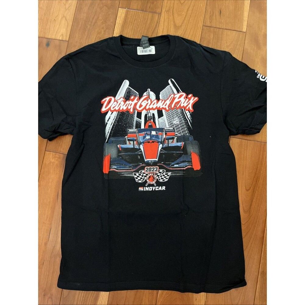 Detroit Grand Prix Shirt Mens XL Black Indycar Racing 2023 Event Tee T-Shirt